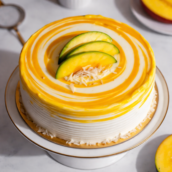 Mango Swirl Cake