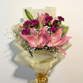 Pink Lily Blossom Bouquet