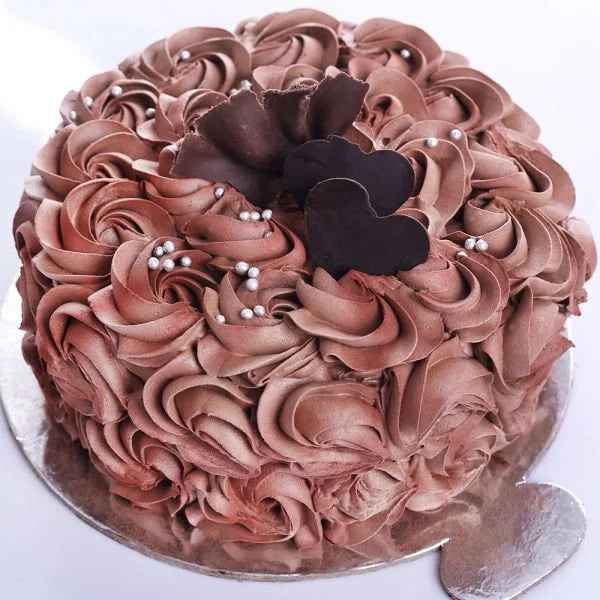 Choco Rosy Cake - Bake N Bloom