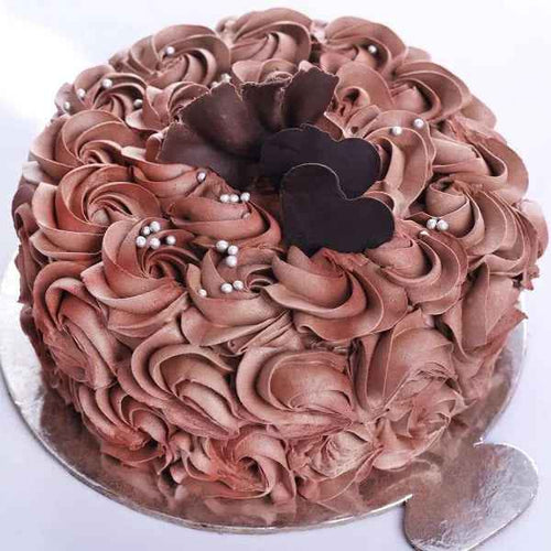Choco Rosy Cake - Bake N Bloom