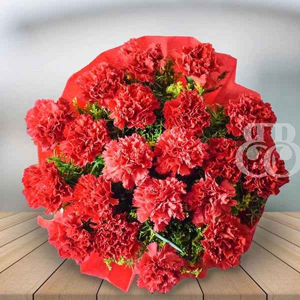 Red Carnations - Bake N Bloom